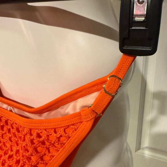Cupshe Orange Crochet Bikini with Adjustable Straps - Picture 5 of 6